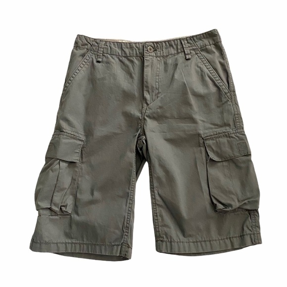 LEVI’S Boys Khaki Cargo Shorts 18 Reg 30" - Picture 1 of 10